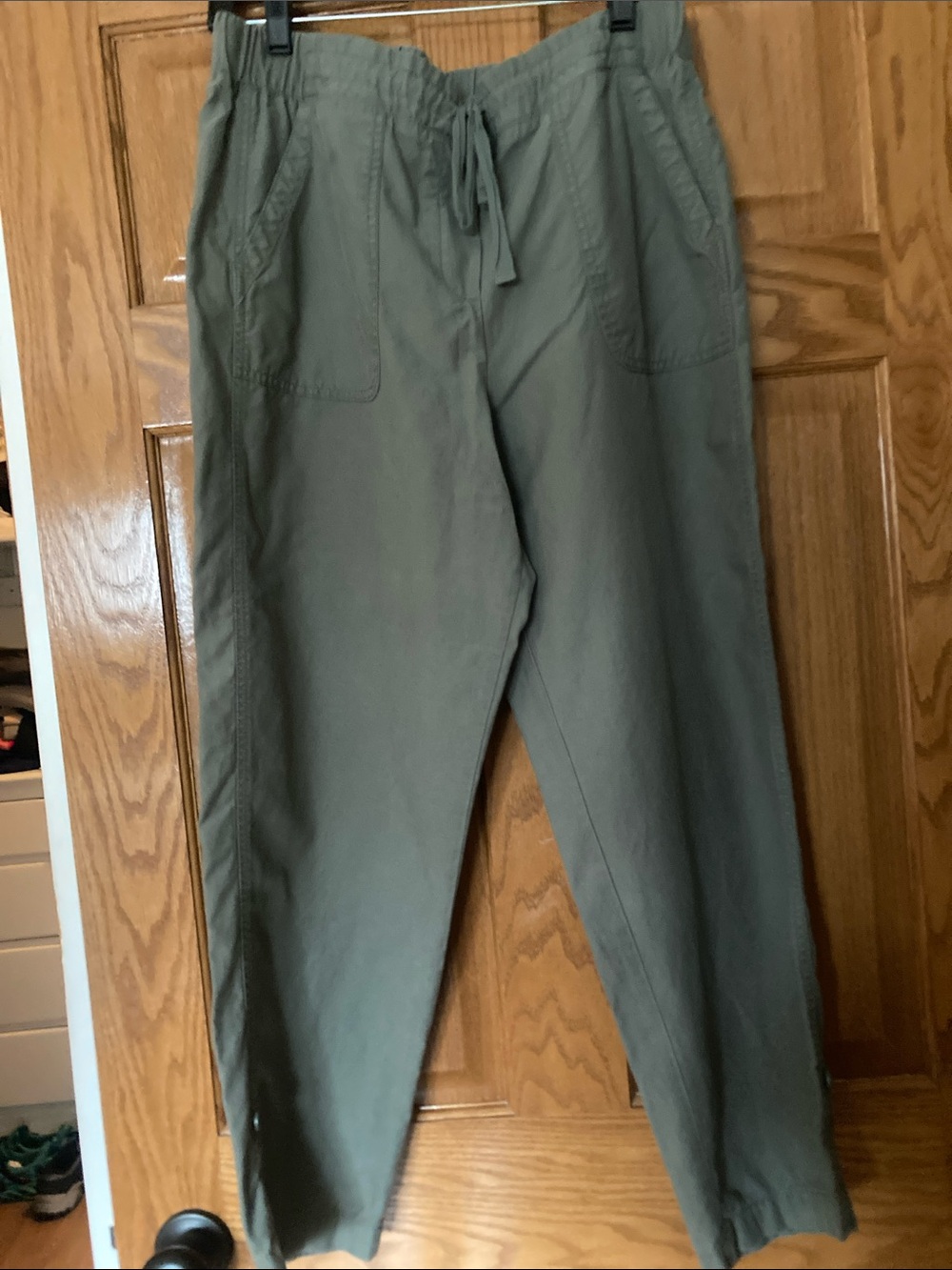 Talbots Olive Drawstring Casual Joggers